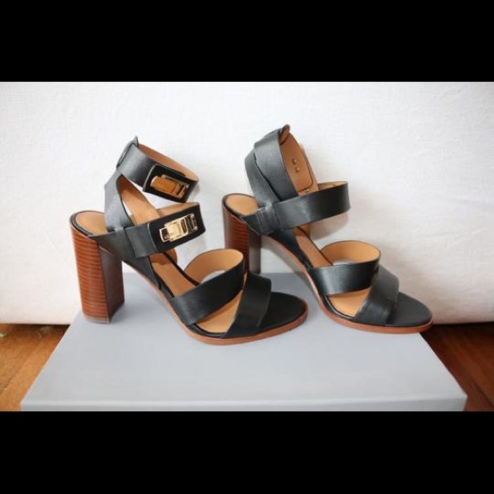 Aerin black McElroy heels